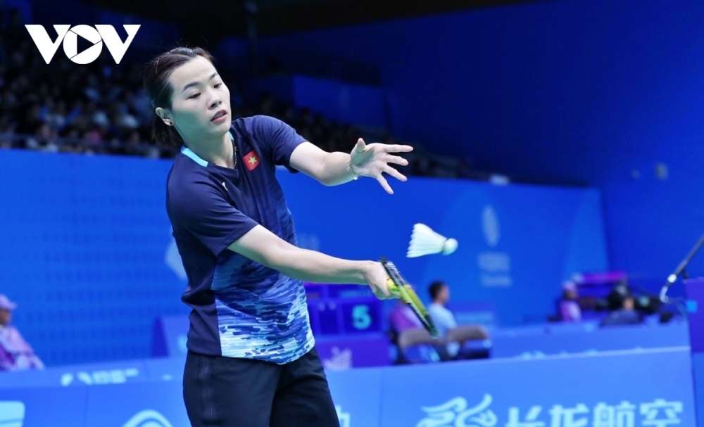 Thuy Linh beats world-class opponent at China Masters 2023.