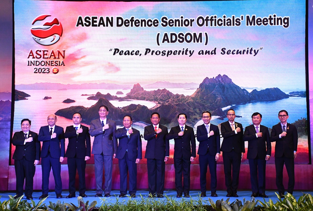 Hội nghị Quan chức Quốc phòng cấp cao ASEAN (ADSOM) diễn ra tại thủ đô Gia-các-ta vào tháng 8/2023.