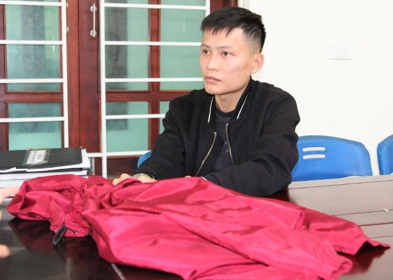 Nguyễn Tuấn Anh tại cơ quan điều tra.