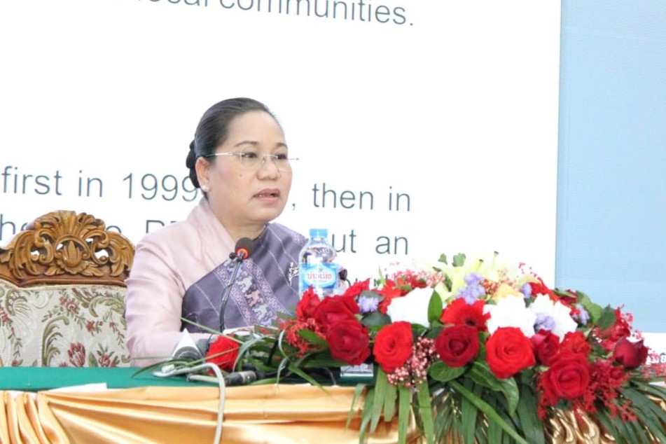 Bà Suansavanh Viyaketh – Bộ trưởng Bộ Thông tin, Văn hóa và Du lịch Lào
