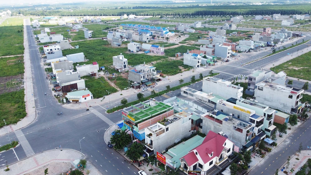 Một góc khu tái định cư Lộc An - Bình Sơn, huyện Long Thành (Ảnh: Duy Phương)