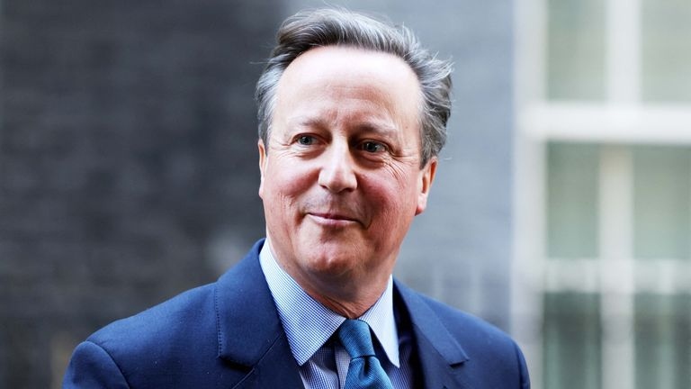 Ông David Cameron. Ảnh: Sky News