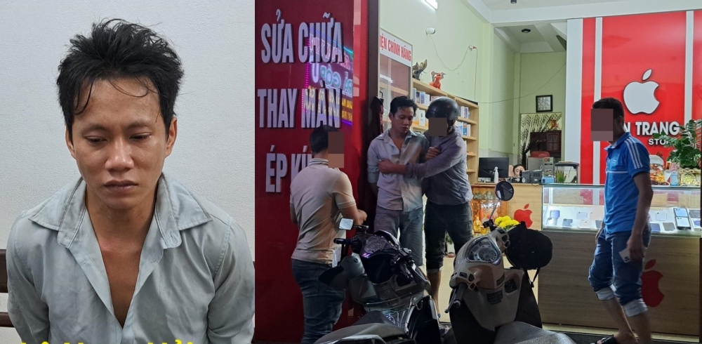 Đối tượng Lê Hồng Hải bị trinh sát hình sự bắt giữ.