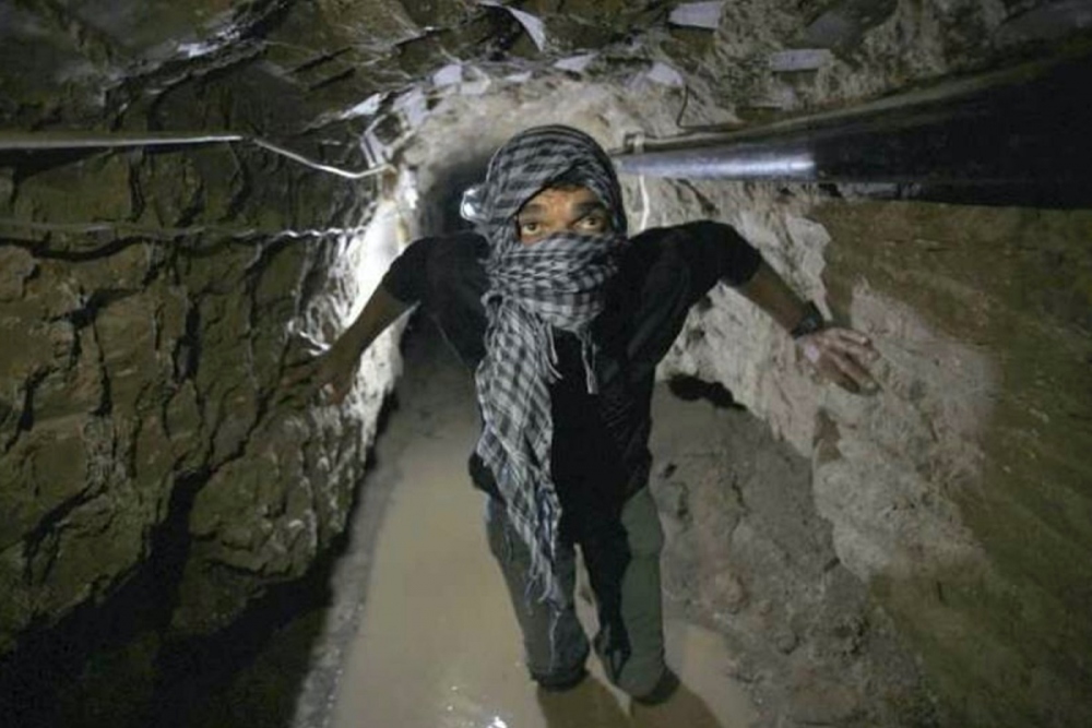 Đường hầm Hamas. Ảnh: Jerusalem Post.