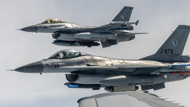 Máy bay F-16 của Không quân Hà Lan. Ảnh: Getty