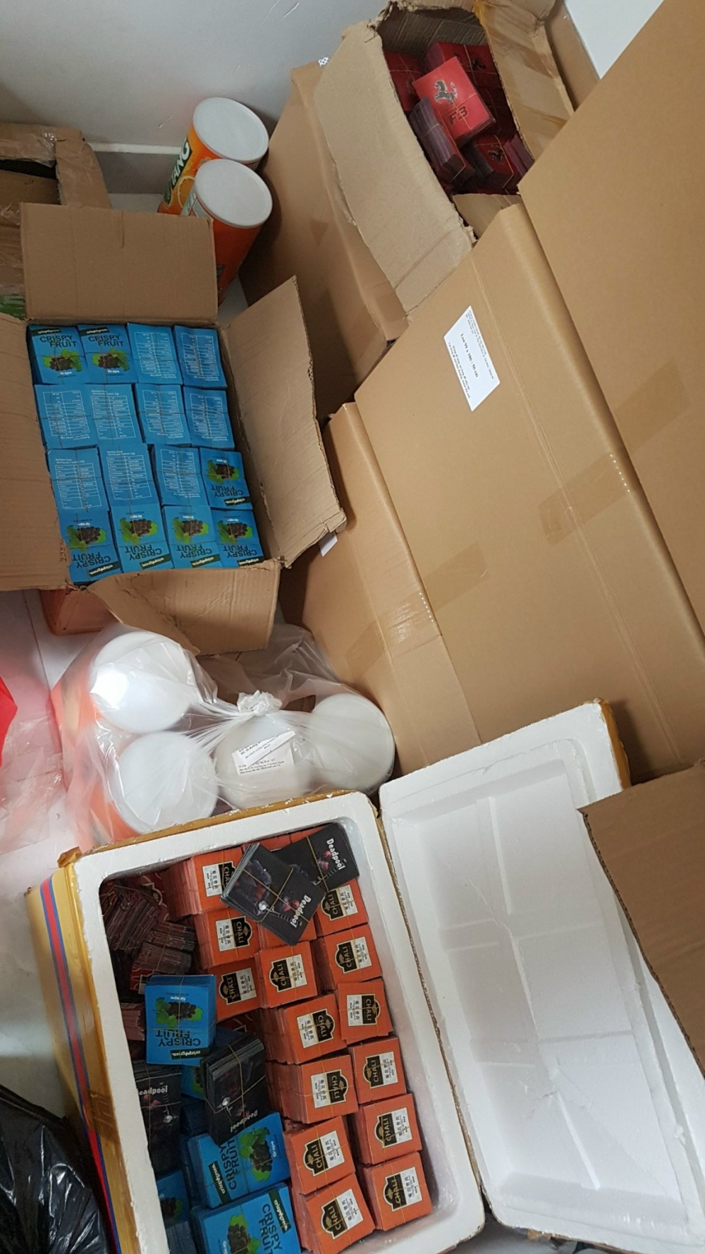 Cơ quan điều tra làm rõ, trong nửa năm, các đối tượng đã pha chế, đóng gói và xuất ra thị trường khoảng 750 kg ma túy nước vui.