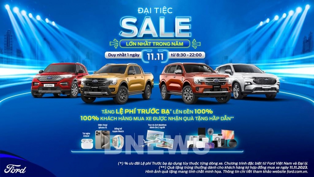 Chương trình "Đại tiệc Sale" diễn ra vào ngày 11/11