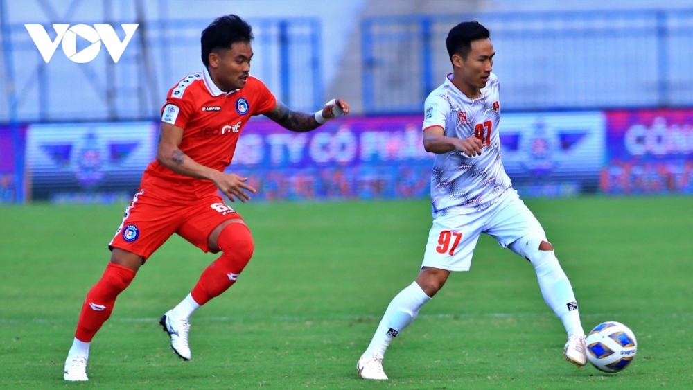 Hải Phòng FC đã thắng Sabah 3-2 trên sân Lạch Tray. (Ảnh: Trần Tiến)