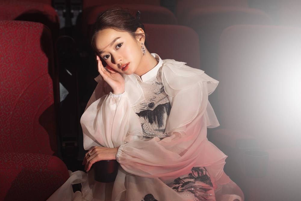 Kaity Nguyễn tại buổi công chiếu "Người vợ cuối cùng" ở TP.HCM