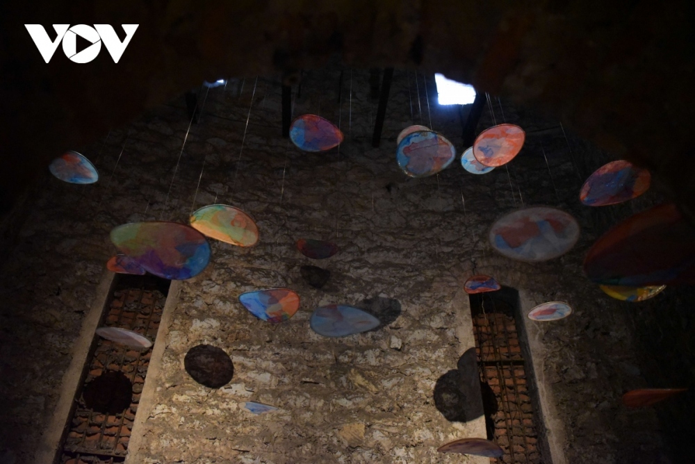 The design team draw inspiration from Asian concepts to transform the water tower into an art installation space.