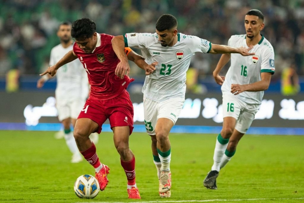 ĐT Iraq thể hiện sức mạnh trước khi tới làm khách của ĐT Việt Nam. (Ảnh: Getty)
