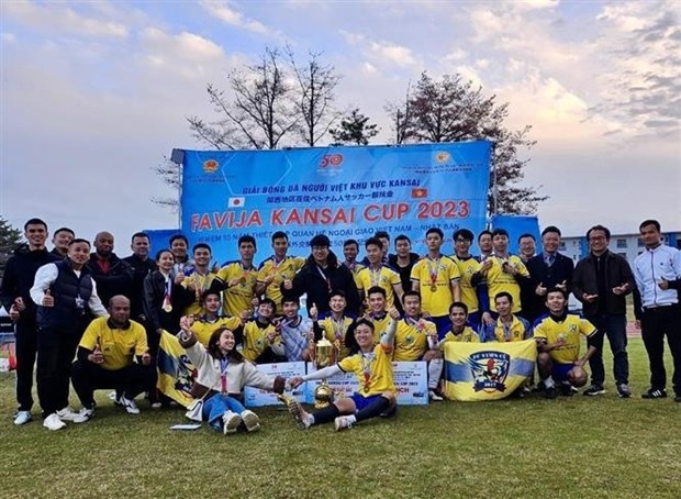 The football tournament “FAVIJA KANSAI CUP 2023” is part of the culture-sports exchange activities to celebrate the 50th anniversary of the diplomatic relations between Vietnam and Japan (1973-2023).