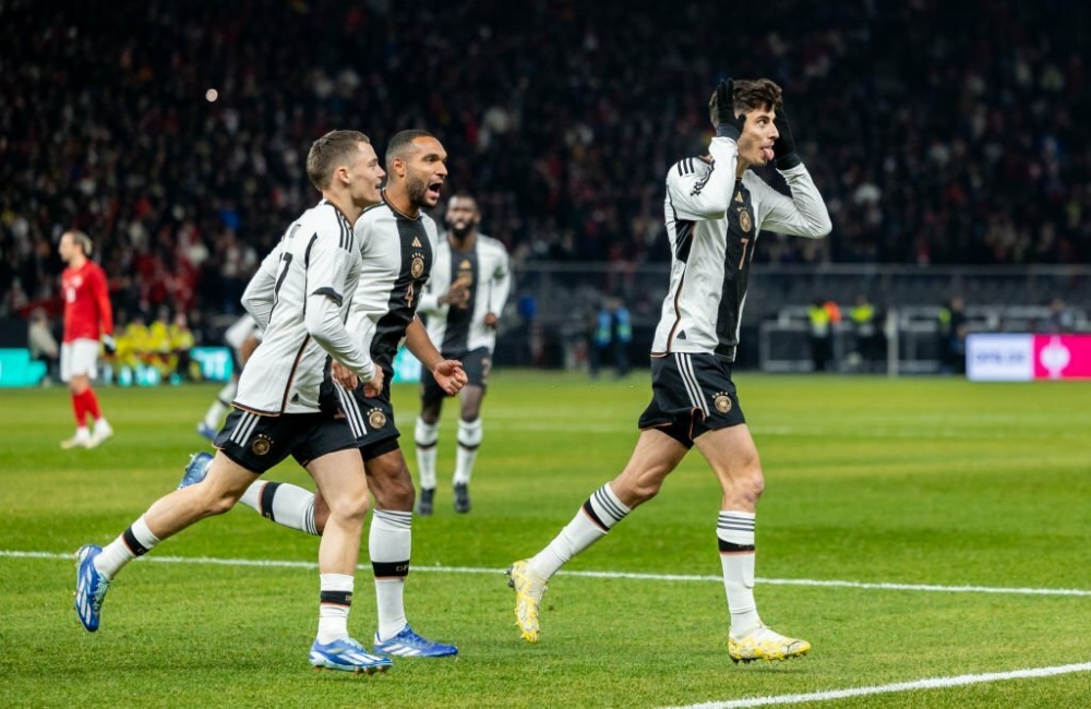 Havertz mở tỷ số cho Đức (Ảnh: Getty)