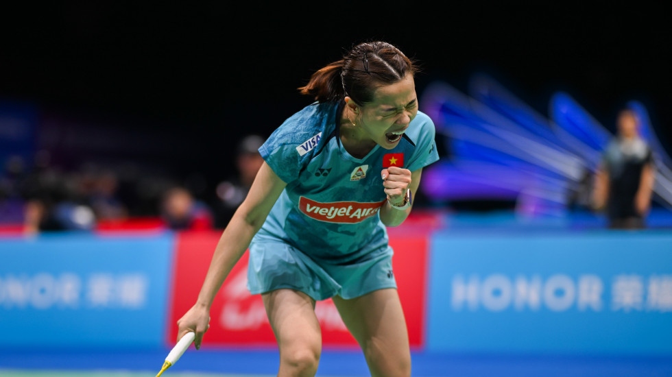 Nguyễn Thùy Linh vào tứ kết giải China Masters 2023. (Ảnh: BWF).