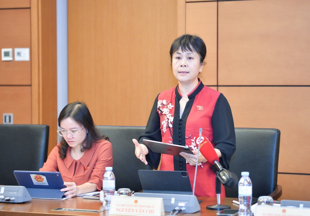 Đại biểu Nguyễn Vân Chi, Phó Chủ nhiệm Ủy ban Tài chính, Ngân sách, ĐBQH tỉnh Nghệ An