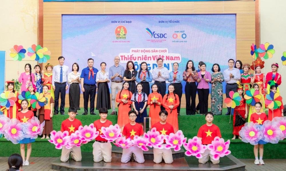 Lễ phát động được tổ chức tại trường THCS Lê Văn Tám, quận Bình Thạnh, TP.HCM 