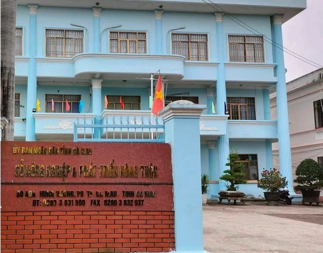 Sở Nông nghiệp và Phát triển nông thôn tỉnh Cà Mau (Ảnh: KT)