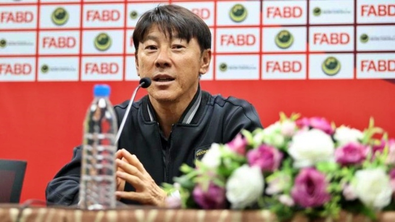 HLV Shin Tae-yong thừa nhận Iraq đã chơi hay hơn và đội bóng của ông xứng đáng thất bại (Ảnh: PSSI).
