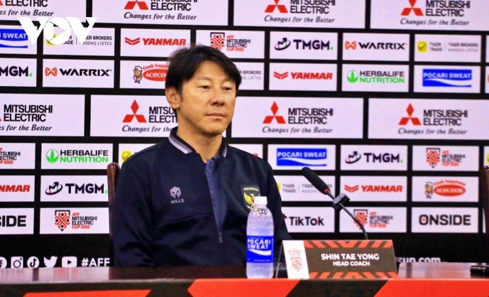 HLV Shin Tae Yong của ĐT Indonesia. (Ảnh: Trần Tiến)