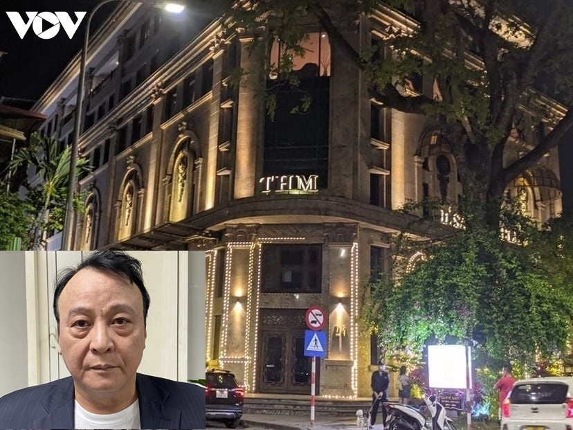 Bị can Đỗ Anh Dũng và trụ sở Tân Hoàng Minh tại Hà Nội.