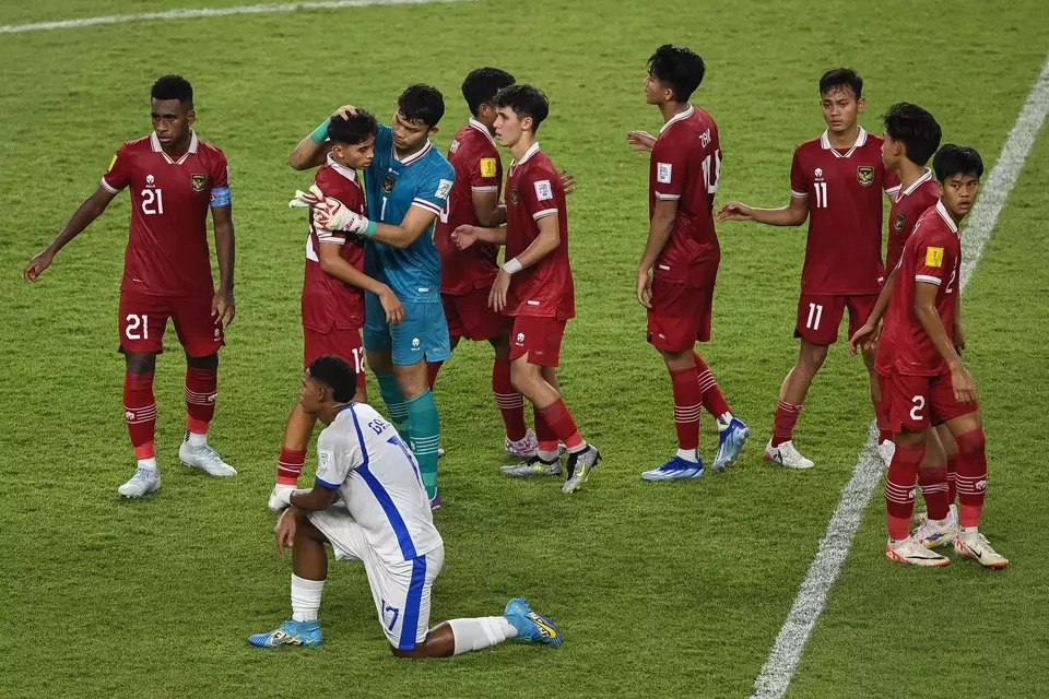 Chủ nhà U17 Indonesia chính thức bị loại từ vòng bảng U17 World Cup 2023. (Ảnh: Getty)