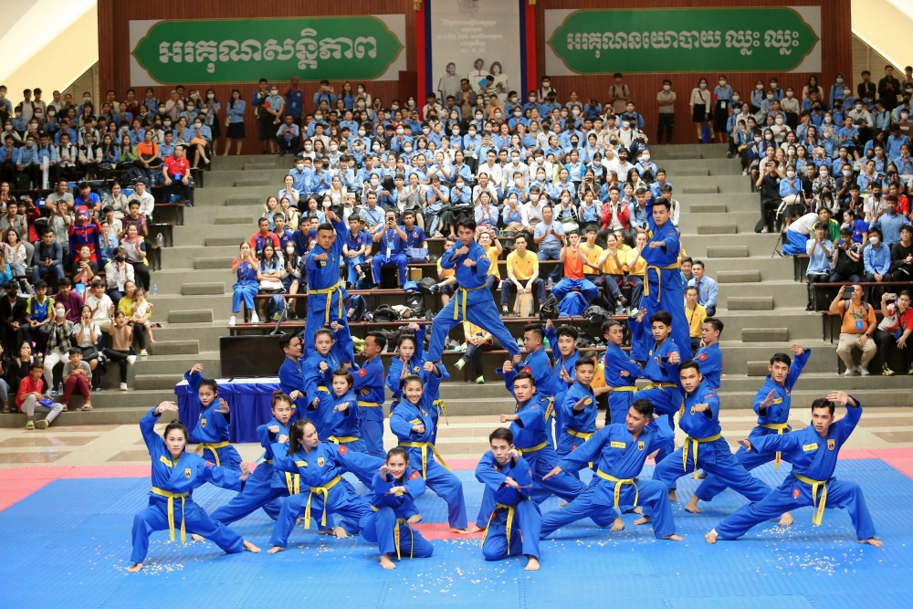 Vovinam đã có mặt ở hơn 70 quốc gia, vùng lãnh thổ trên thế giới.