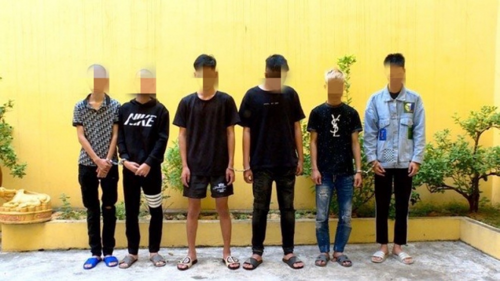 Nhóm đối tượng bị bắt giữ