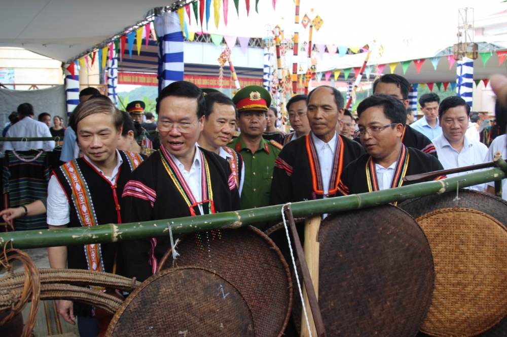 Chủ tịch nước Võ Văn Thưởng nhấn mạnh, đại đoàn kết toàn dân tộc là truyền thống vô cùng quý báu của dân tộc Việt Nam.