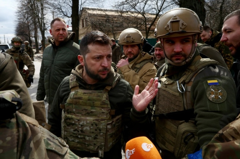 Tổng thống Ukraine Volodymyr Zelensky. Ảnh: Reuters