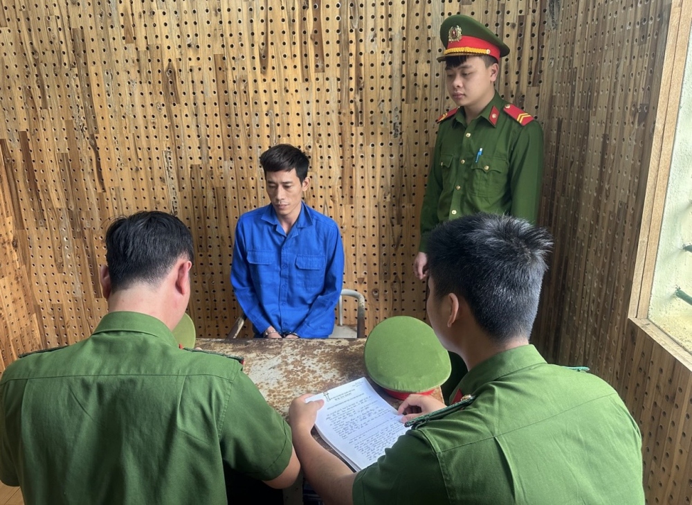 Đàm Văn Tuyên tại cơ quan điều tra