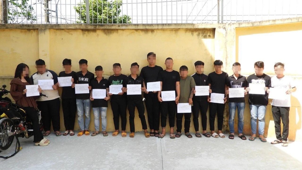 15 đối tượng bị công an triệu tập (ảnh: CA).