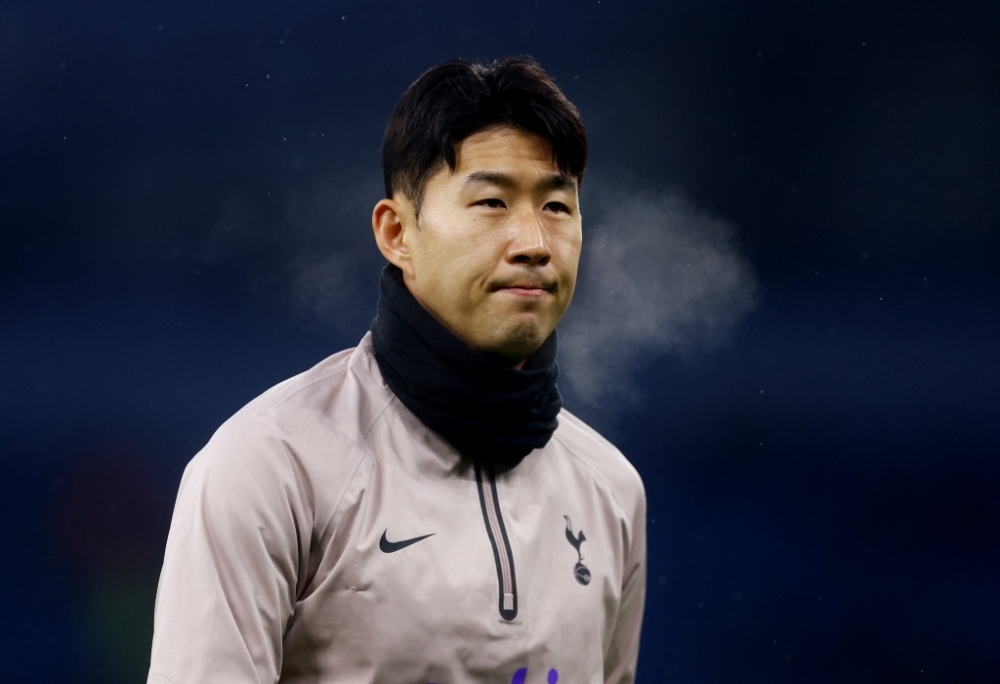 Song Heung-min đối đầu Haaland (Ảnh: Reuters)