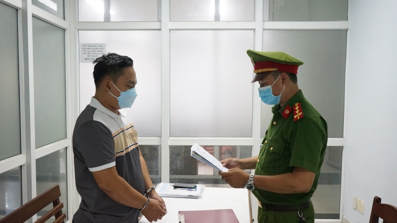 Nguyễn Thanh Quang tại thời điểm bị khởi tố, bắt giam.