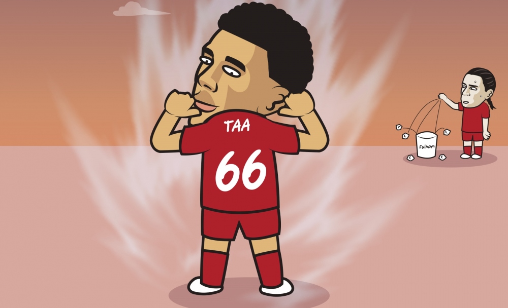 Trent Alexander-Arnold tiếp tục tỏa sáng giúp Liverpool giành chiến thắng.