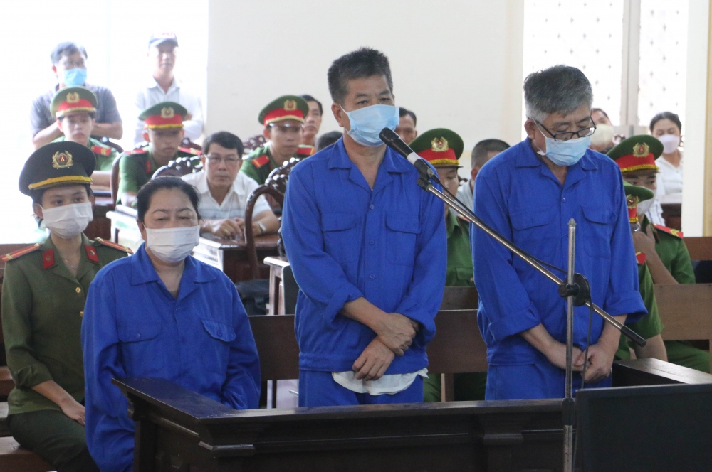 3 bị cáo tại phiên tòa