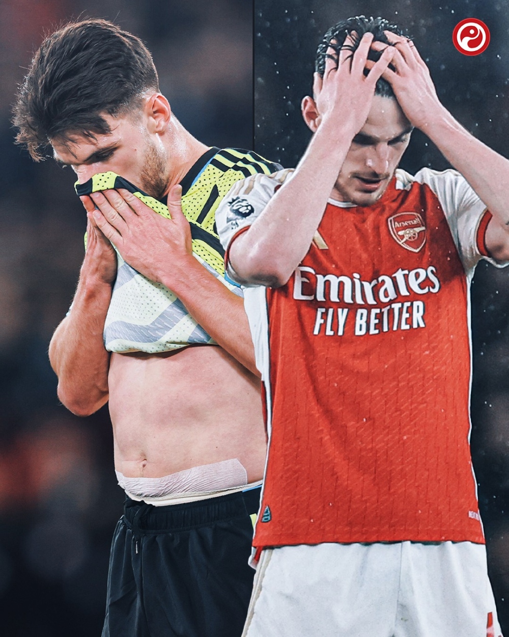 Declan Rice 2 lần nhận "trái đắng" khi tái ngộ West Ham. (Ảnh: Squawka)