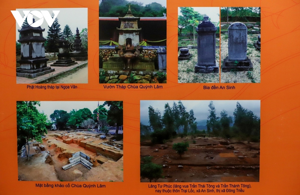 Outstanding images of six special national relic sites and 32 component relics of the complex are all clearly introduced. Among them are a series of pagodas in Yen Tu, a series of the Tran dynasty relics in Bac Giang, and a series of relics in Hai Duong. These are unique cultural, historical and spiritual tourist destinations that are continuously preserved and restored.