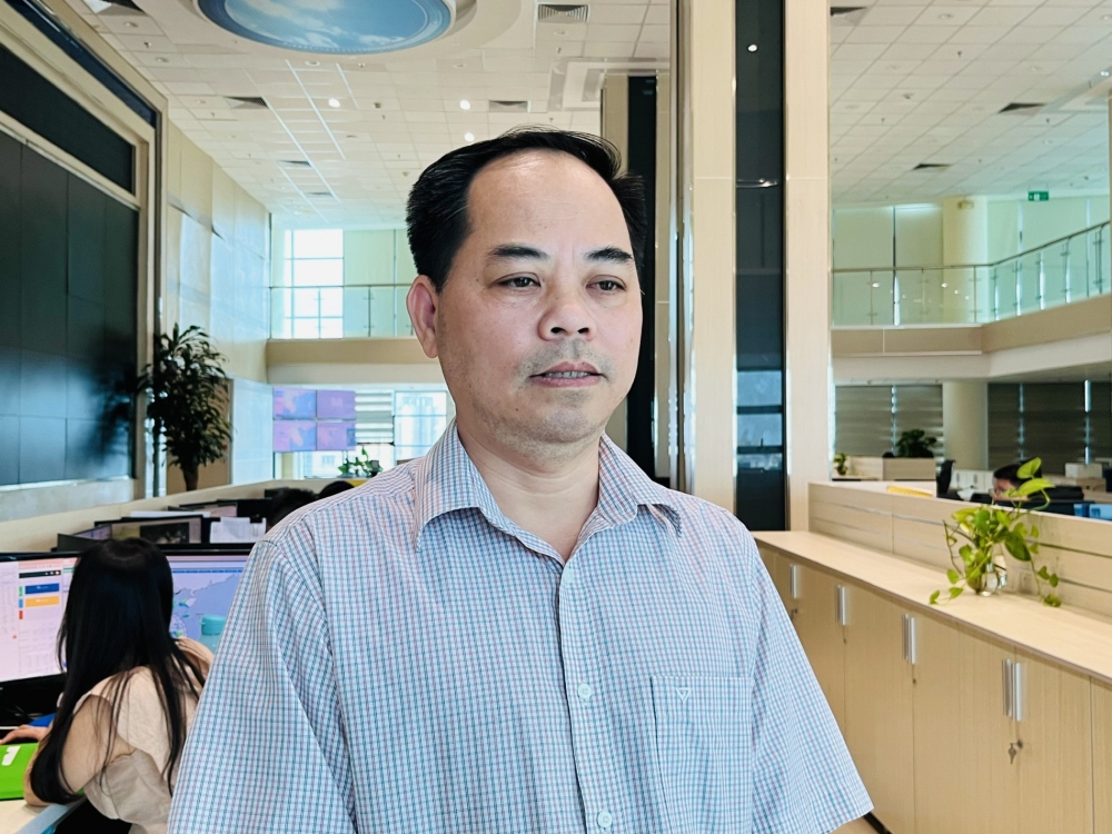Ông Vũ Anh Tuấn, Phó trưởng phòng Dự báo thời tiết Trung tâm Dự báo Khí tượng thuỷ văn Quốc gia