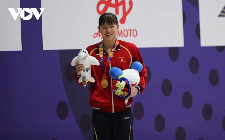 Anh Vien is honoured as most successful Vietnamese swimmer of all time.