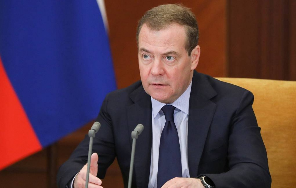 Phó Chủ tịch Hội đồng An ninh Nga Dmitry Medvedev. Ảnh: Tass
