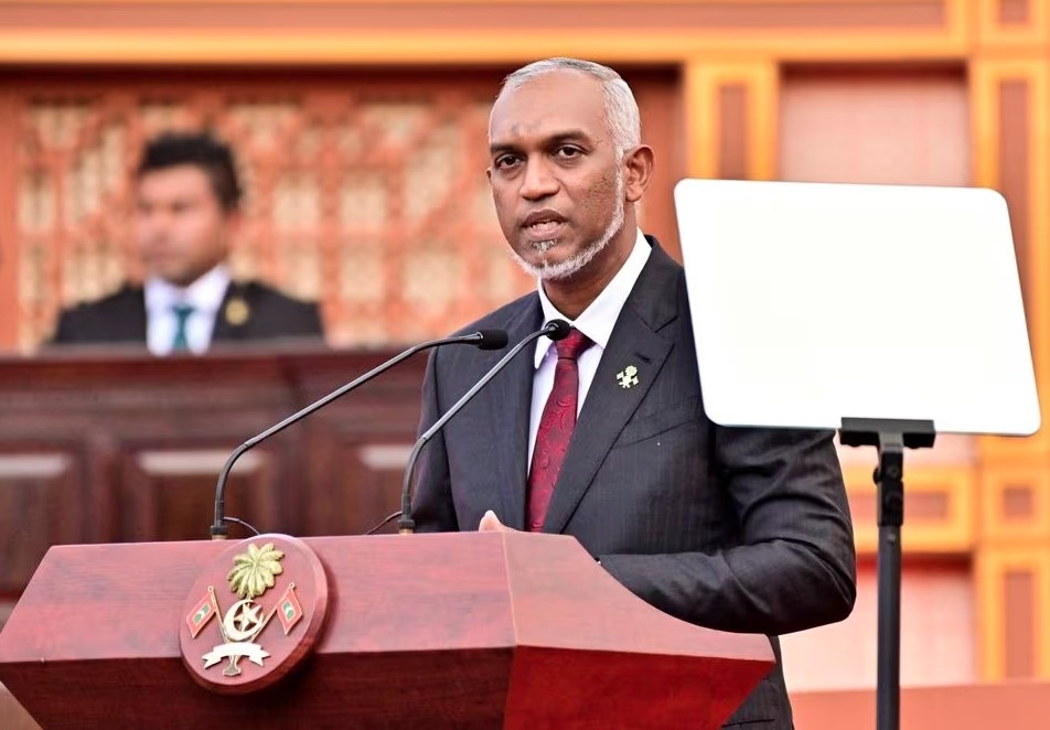Tổng thống Maldives Mohamed Muizzu. Ảnh: Reuters