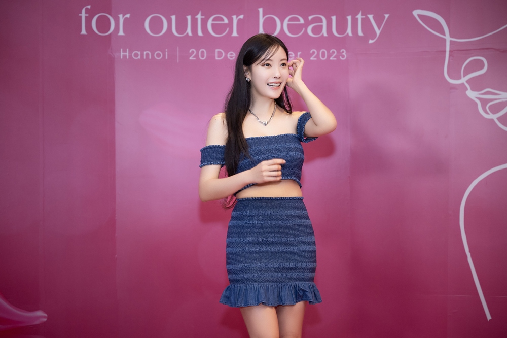 Nhan sắc xinh đẹp của Hyomin (T-ara) khi dự sự kiện tại Hà Nội