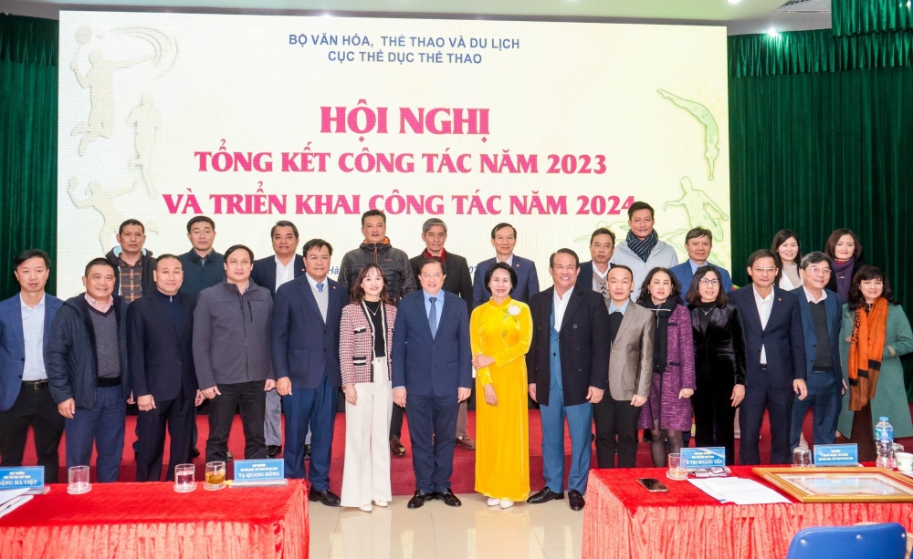 Hội nghị Tổng kết công tác năm 2023 và triển khai công tác năm 2024. (Ảnh: Bùi Lượng)
