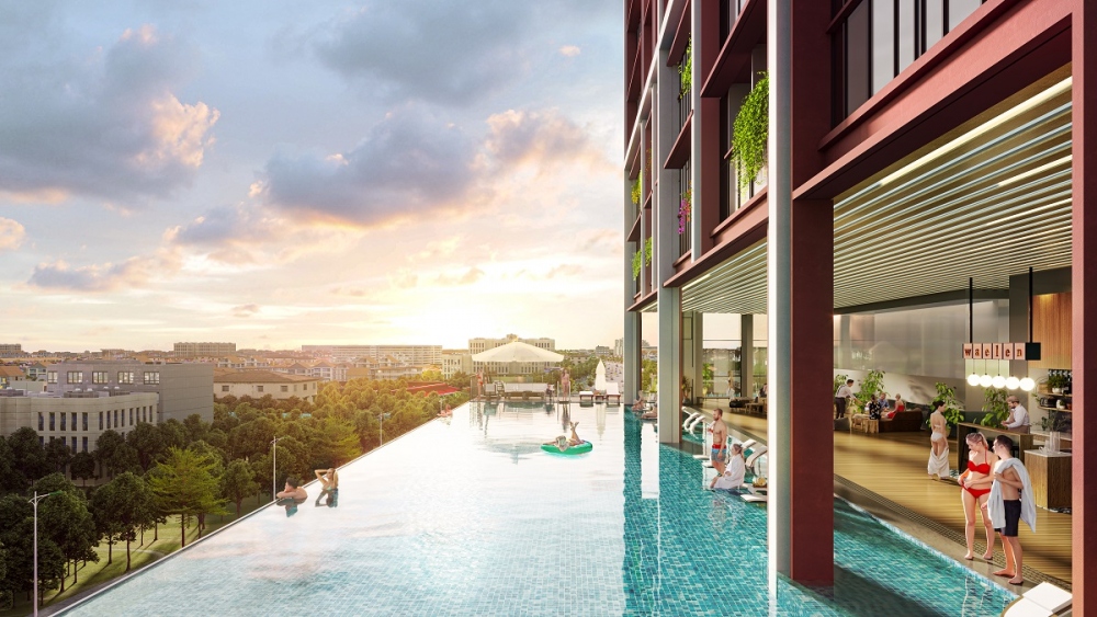 Cư dân được tận hưởng hệ tiện ích cao cấp tại Sun Cosmo Residence Da Nang (Ảnh minh họa)