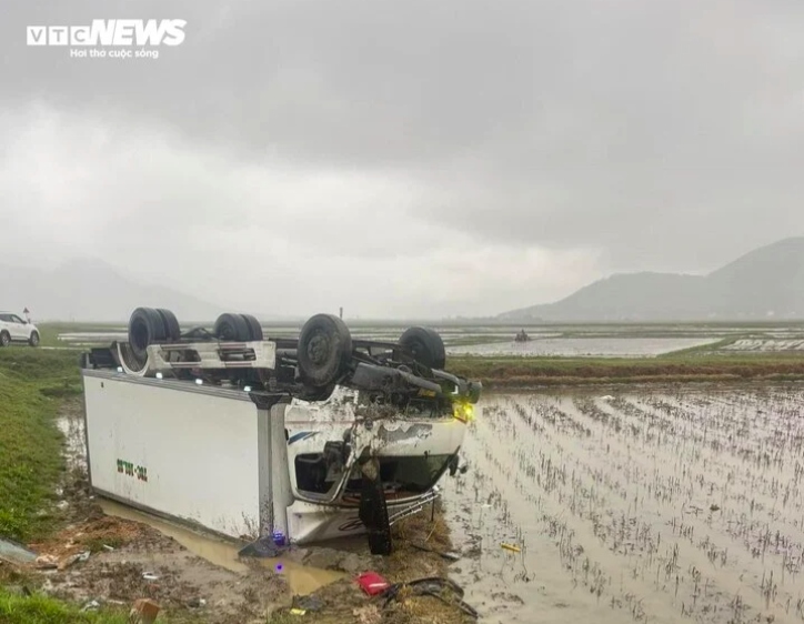 Hiện trường vụ tai nạn. (Ảnh: CTV)
