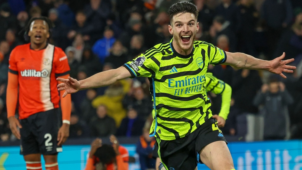 Arsenal thắng kịch tính 4-3 trước Luton Town. (Ảnh: Getty)