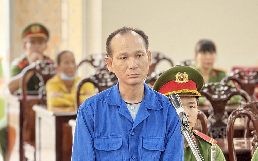 Bị cáo Nguyễn Hoàng Nam tại tòa