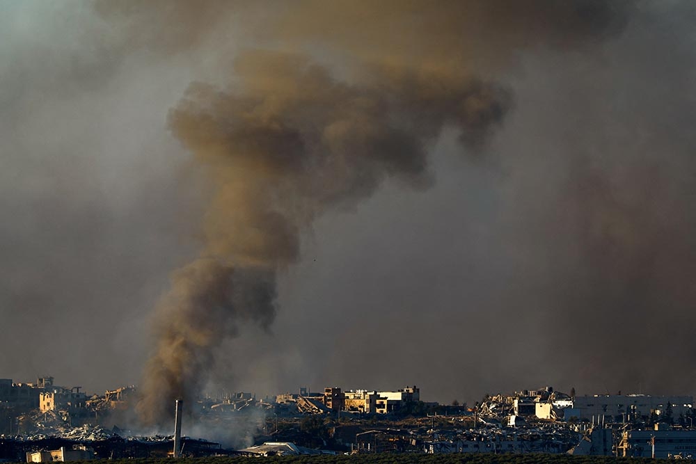 Chiến sự ở dải Gaza. Ảnh: Reuters