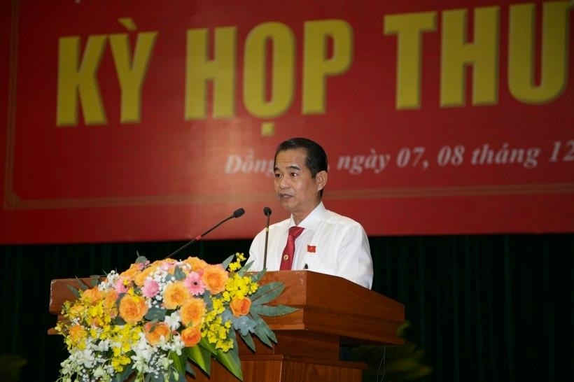 Chủ tịch HĐND tỉnh Đồng Nai Thái Bảo có số phiếu tín nhiệm cao nhiều nhất (Ảnh: Hoàng Phúc)