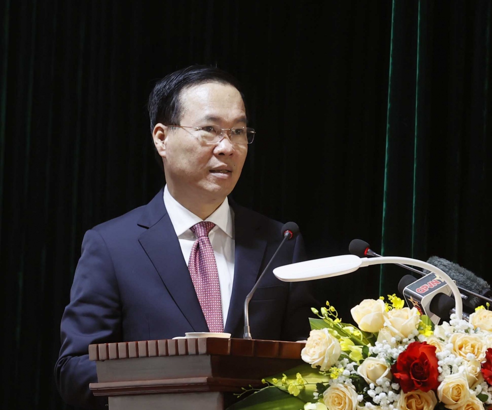 Chủ tịch nước phát biểu tại chương trình.